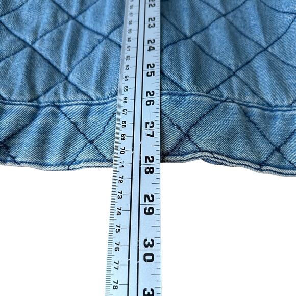 Supreme x Dickies Quilted Denim Work Jacket Mens Large Blue Long Sleeve Full Zip - Picture 12 of 12